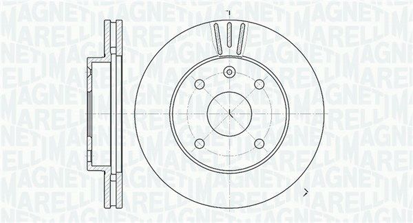 MAGNETI MARELLI Jarrulevy 361302040278